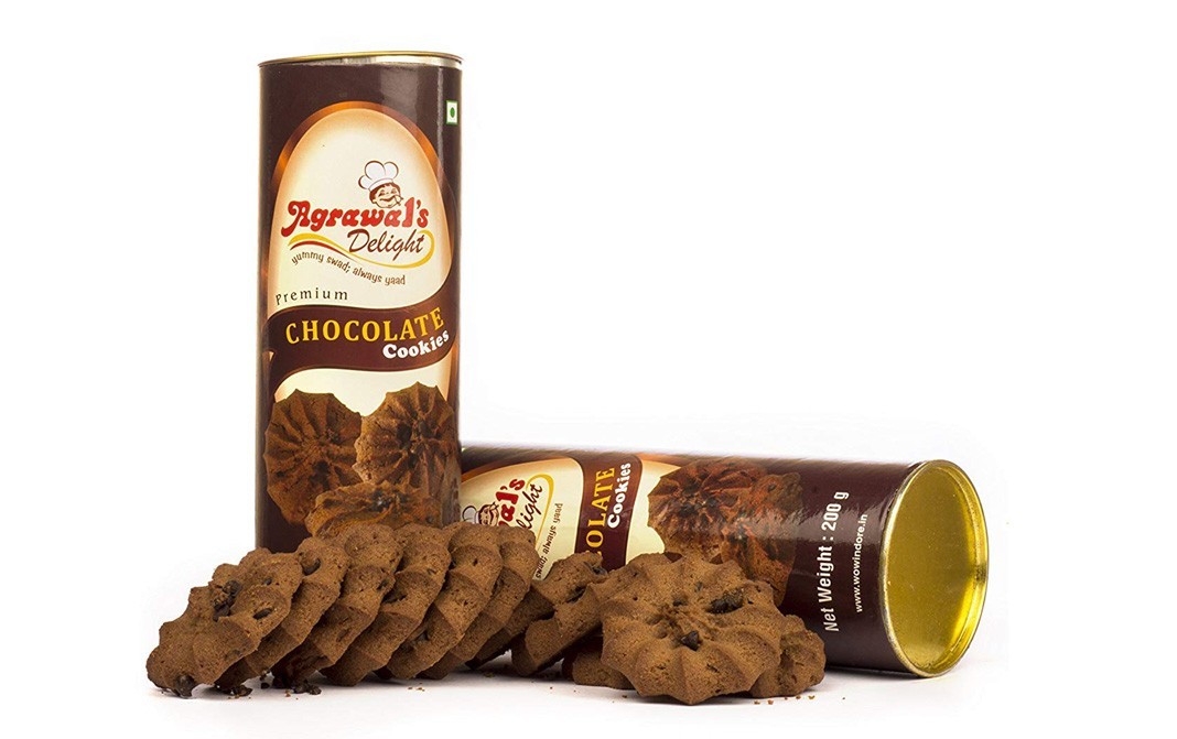 Agrawal's Delight Chocolate Cookies    Tin  400 grams